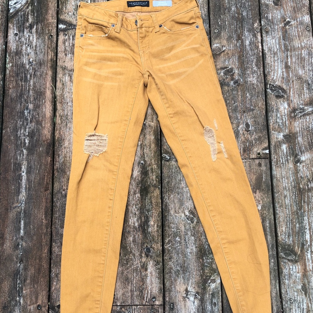 Aeropostal Ripped Jeggins